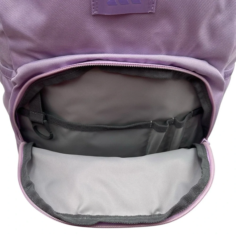 Adidas Girls School Midway Backpack Plum Purple Aqua Fits 15